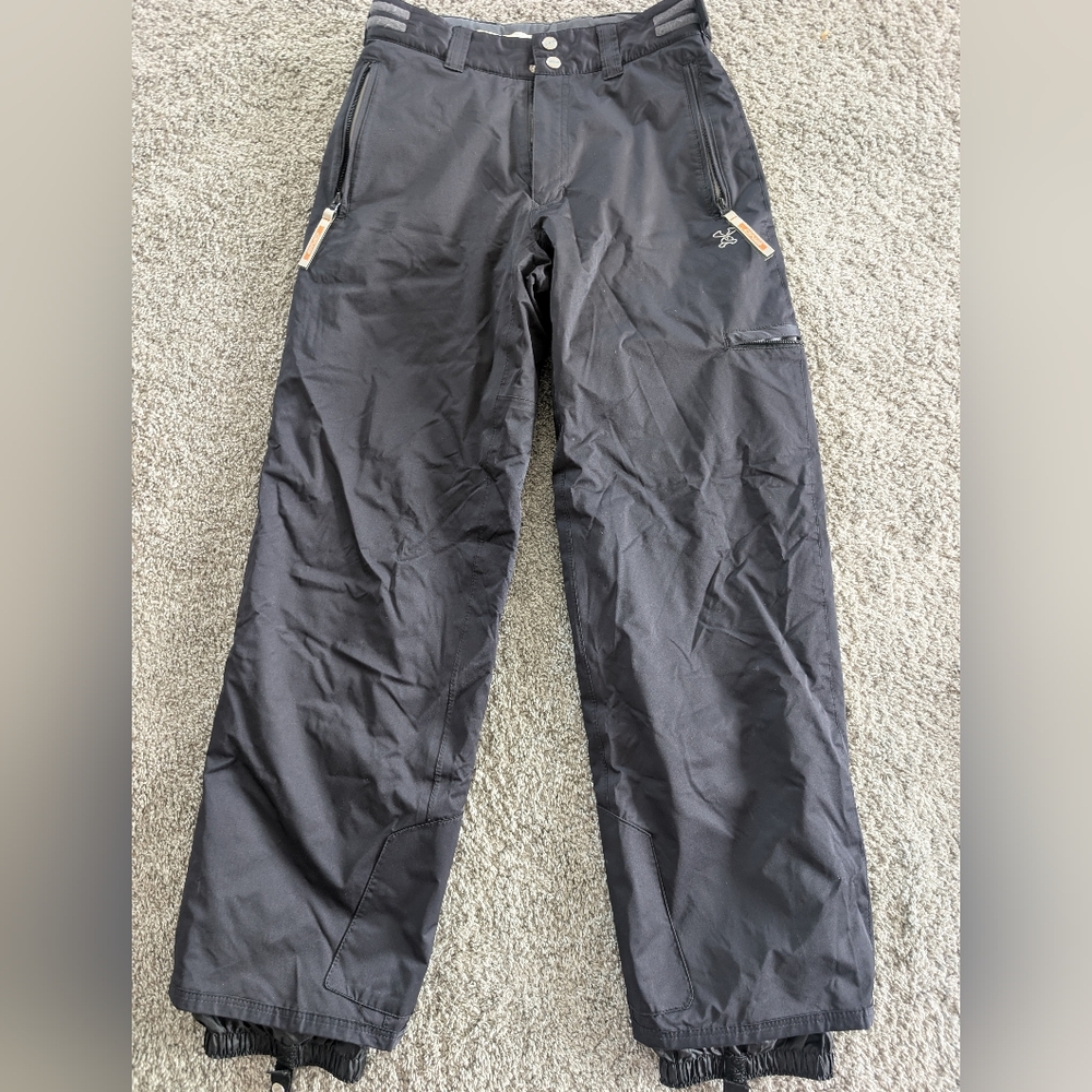 Descente DNA Ski Snowboard Pants Womens Size 8 Black Waterproof Insulated